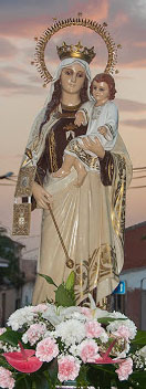 Imagen de la Virgen del Carmen en la Parroquia de Santa María Magdalena de Burguillos de Toledo